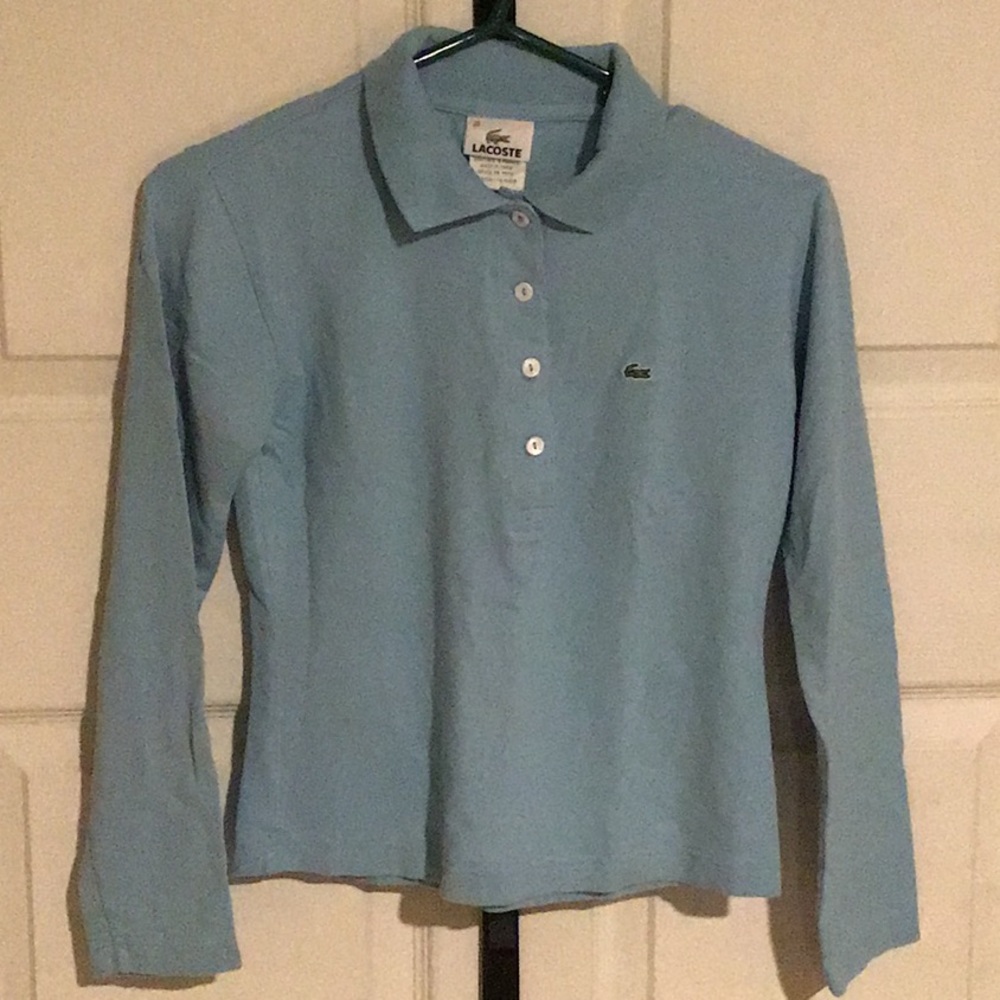 Lacoste blue polo